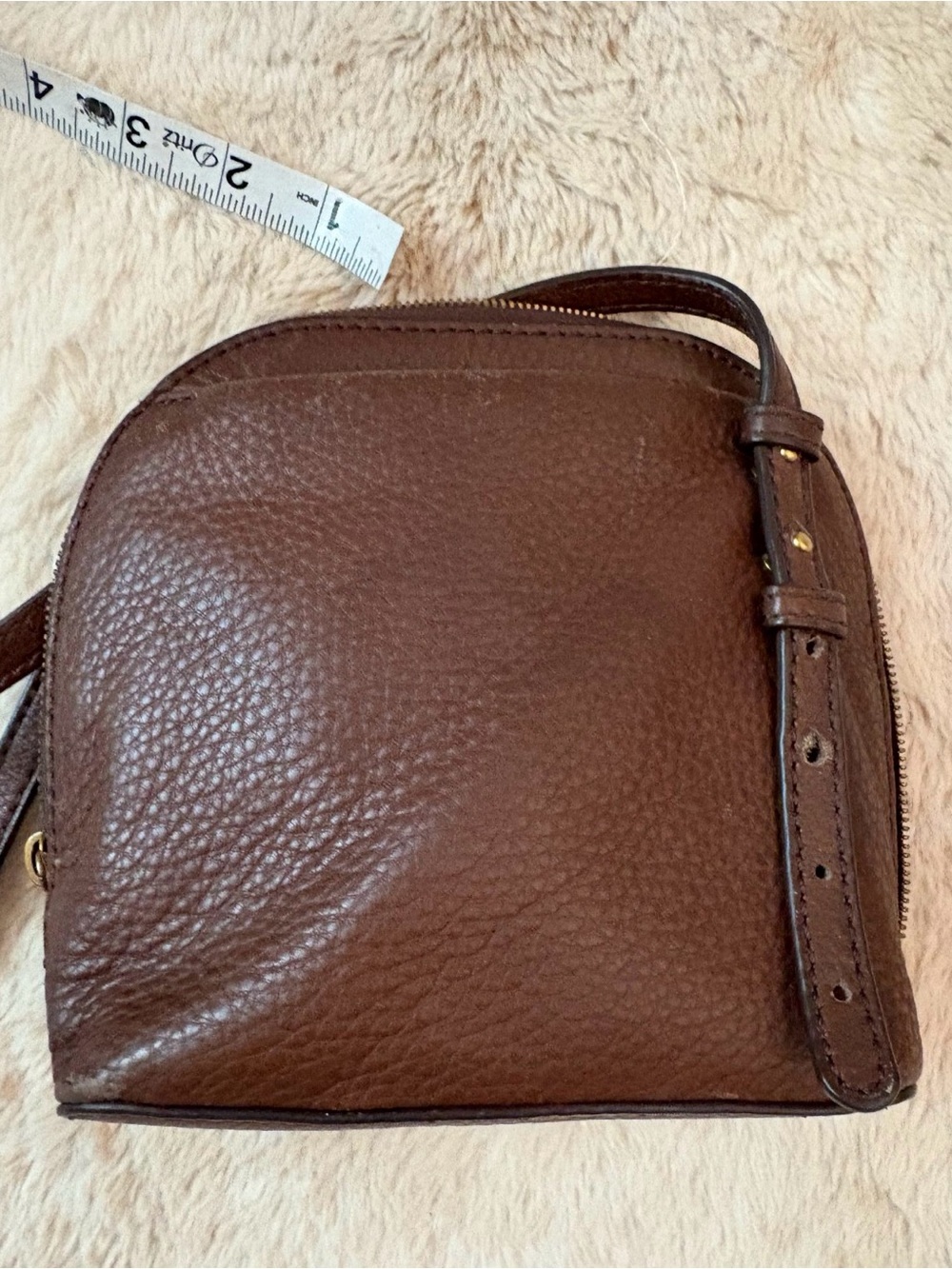 HOBO small brown leather crossbody purse - Picture 14 of 14